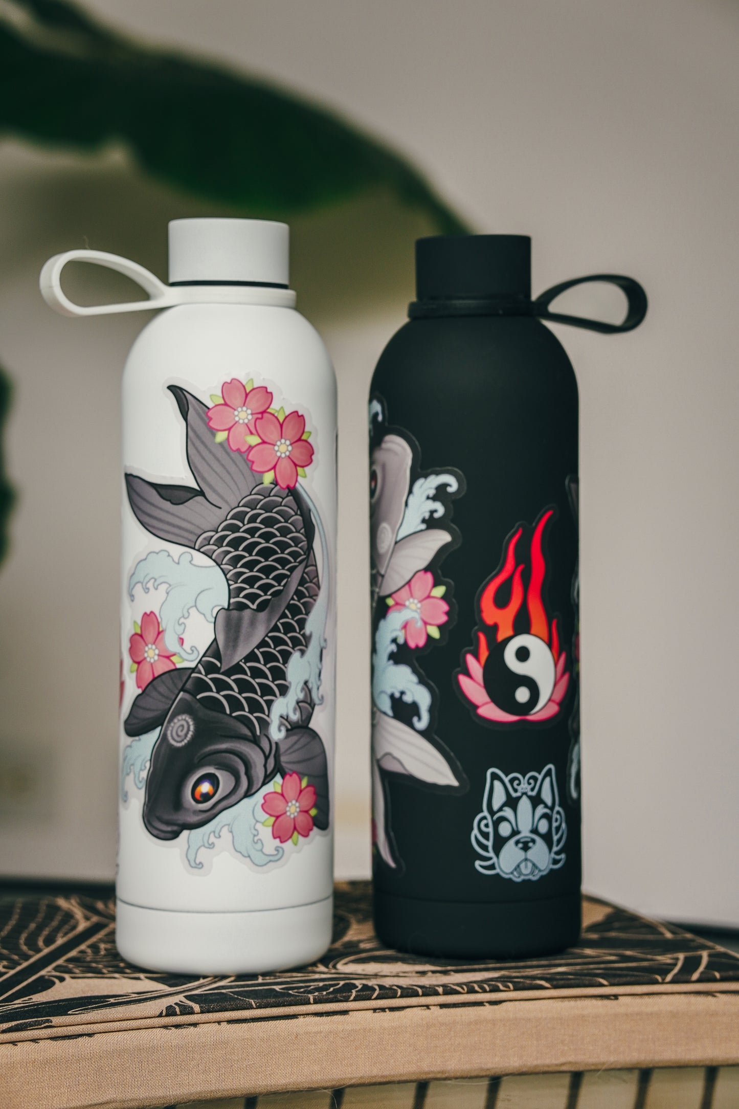 BOTELLA 750 ML ¨ YING YANG KOI¨